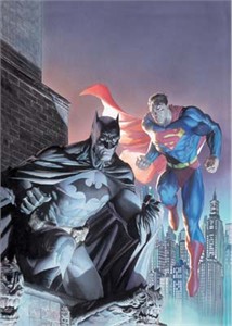 Jim Lee and Alex Ross Limited Edition Fine Art Giclee Print on Paper and Canvas:"Legendary Heroes"