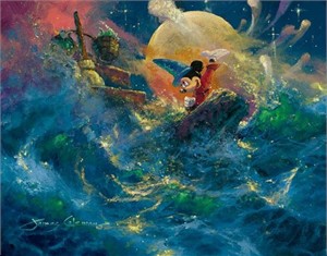James Coleman Handsigned and Numbered Limited Edition Giclee on Canvas: "Sorcerer Symphony"