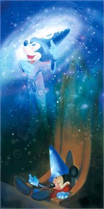 John Rowe Signed and Numbered Gicl�e on Canvas: "The Flight of Fantasy"