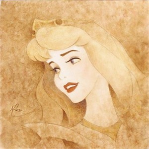 Mike Kupa Handsigned and Numbered Limited Edition Giclee on Canvas: "Princess Suite -  Sleeping Beauty "