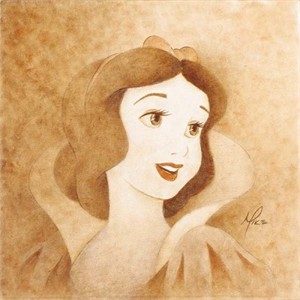 Mike Kupa Handsigned and Numbered Limited Edition Giclee on Canvas: "Princess Suite -  Snow White "