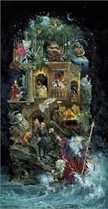 James Christensen Handsigned and Numbered Limited Edition Canvas Giclee:"Shakespearean Fantasy"