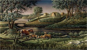 Terry Redlin Handsigned & Numbered Limited Edition Print:" Natural Curiosity"