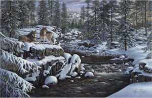 Kim Norlien Handsigned and Numbered Limited Edition :"Winter's Glory"