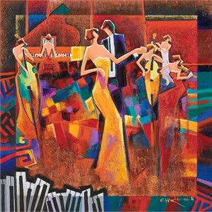Charles Lee Handsigned and Numbered Limited Edition Giclee on Canvas:"Havana"