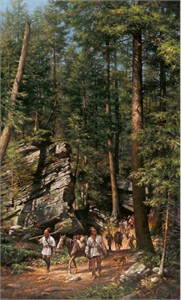 Robert Griffing Handsigned and Numbered Limited Edition: "Moving Among the Giants"