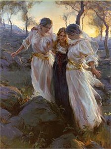 Daniel Gerhartz Handsigned and Numbered Limited Edition Giclee on Canvas : "Hind's Feet on High Places"
