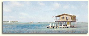 Tripp Harrison Handsigned & Numbered Limited Edition Print:"Stiltsville "