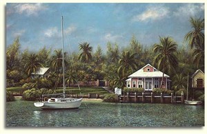 Tripp Harrison Handsigned & Numbered Limited Edition Print:" Hidden Cove"