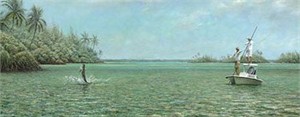 Tripp Harrison Handsigned and Numbered Limited Edition Canvas Giclee:"On the Fly"