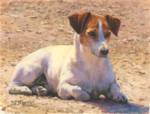 Bonnie Marris Handsigned and Numbered Limited Edition Canvas Giclee: "Tough as Stones"