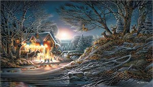 Terry Redlin Handsigned and Numbered Limited Edition:"Toasting Marshmallows"