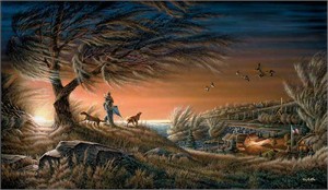 Terry Redlin Handsigned & Numbered Limited Edition Print:"Lifetime Friends"