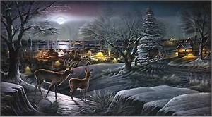 Terry Redlin Handsigned and Numbered Limited Edition: "Hometown"